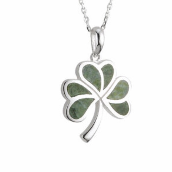 Sterling Silver Shamrock Pendant🍀 - Picture 1 of 6